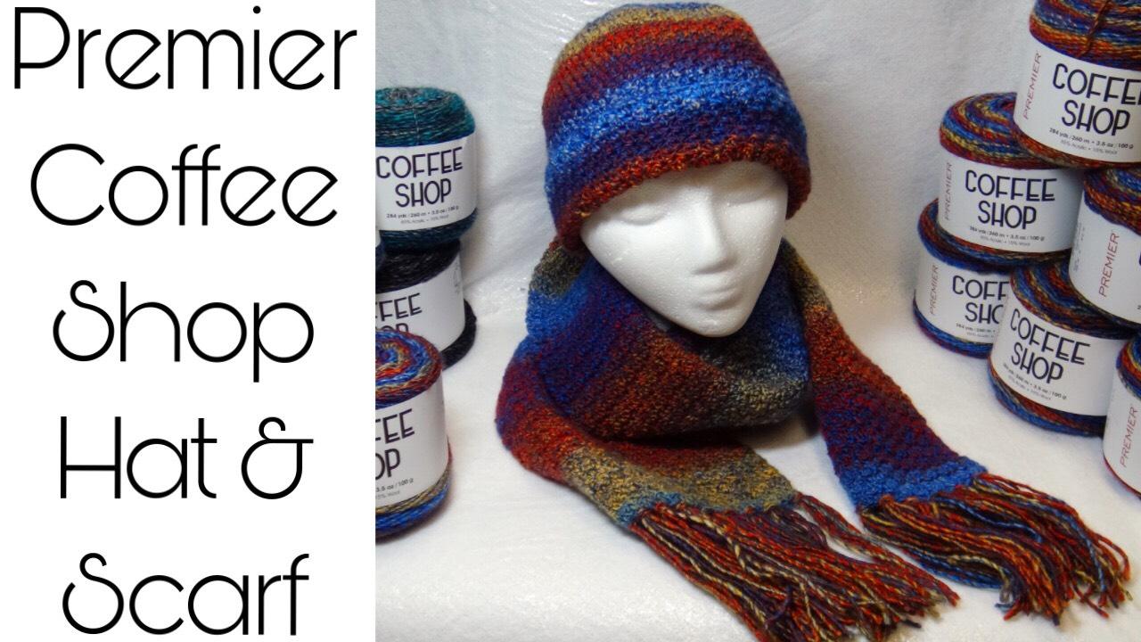 thumbnail COFFEE SHOP hat and scarf set