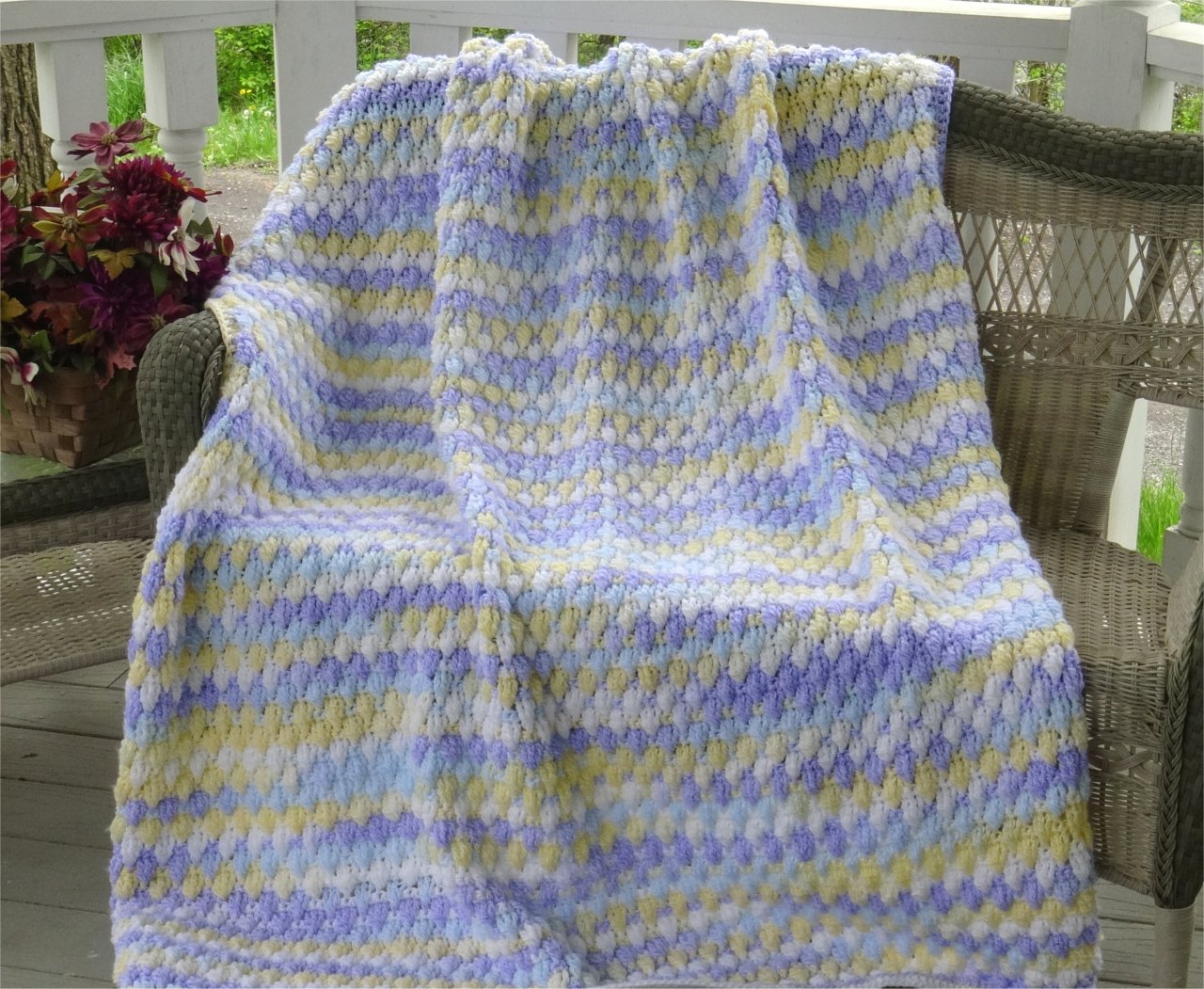 Sunny Day Shell Afghan Pattern