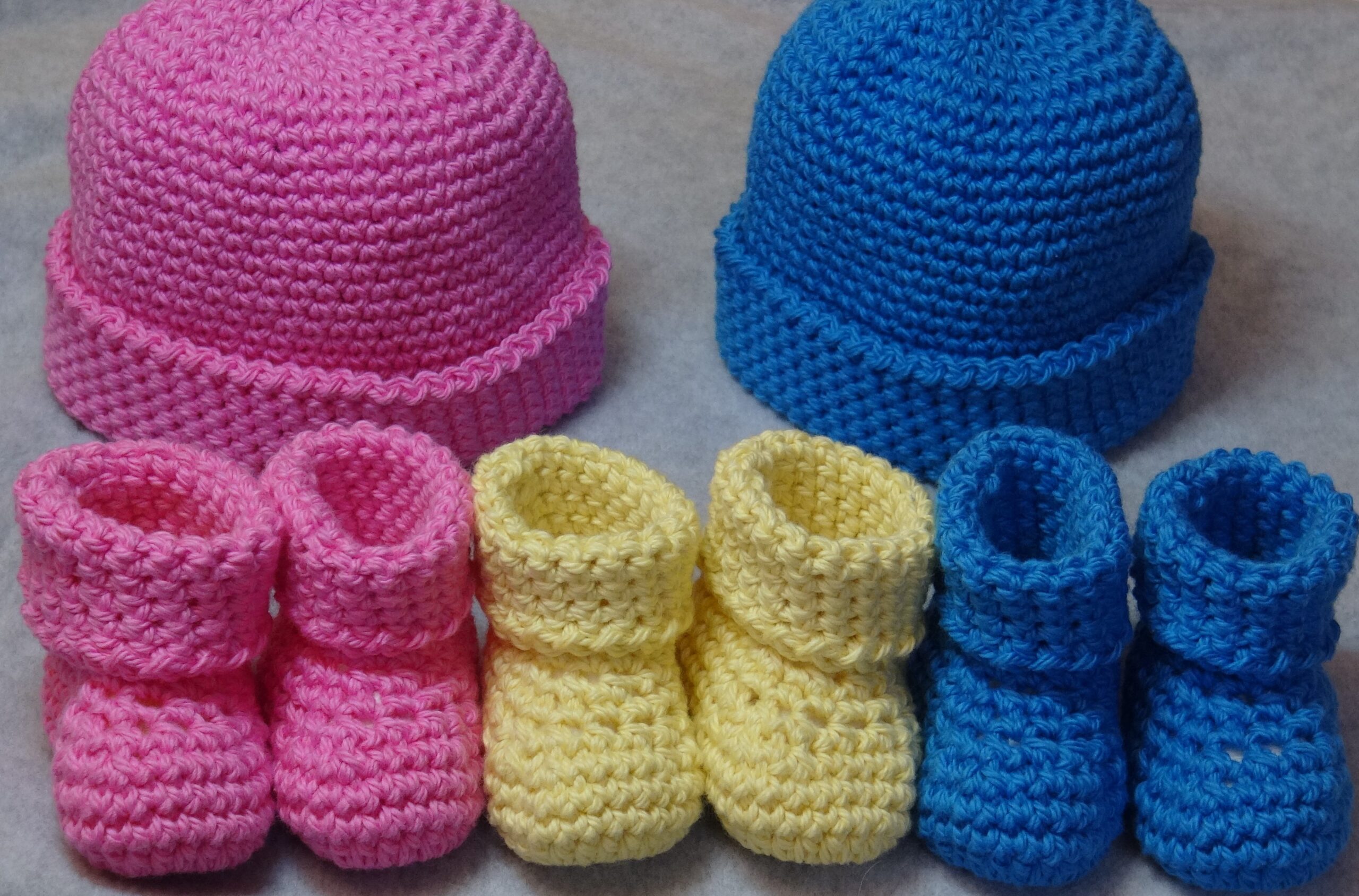 Free Crochet Patterns Knitting Patterns For Baby Booties And Hats