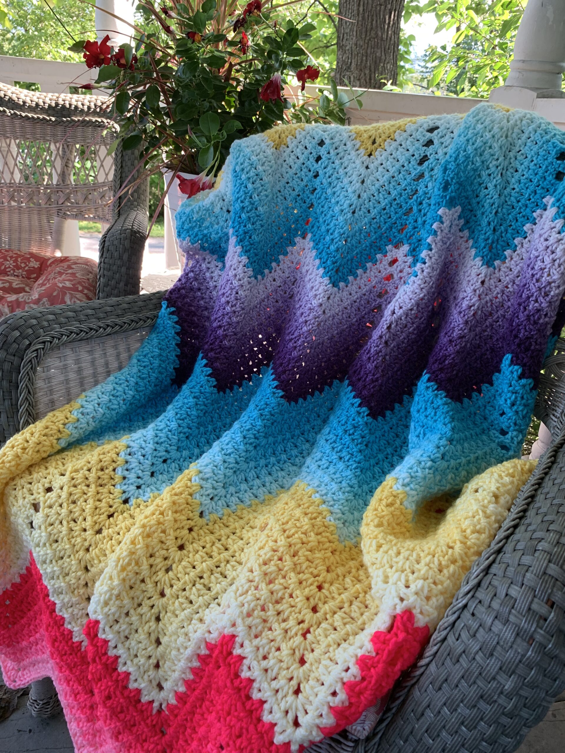 Over The Rainbow Blanket | Creative Grandma