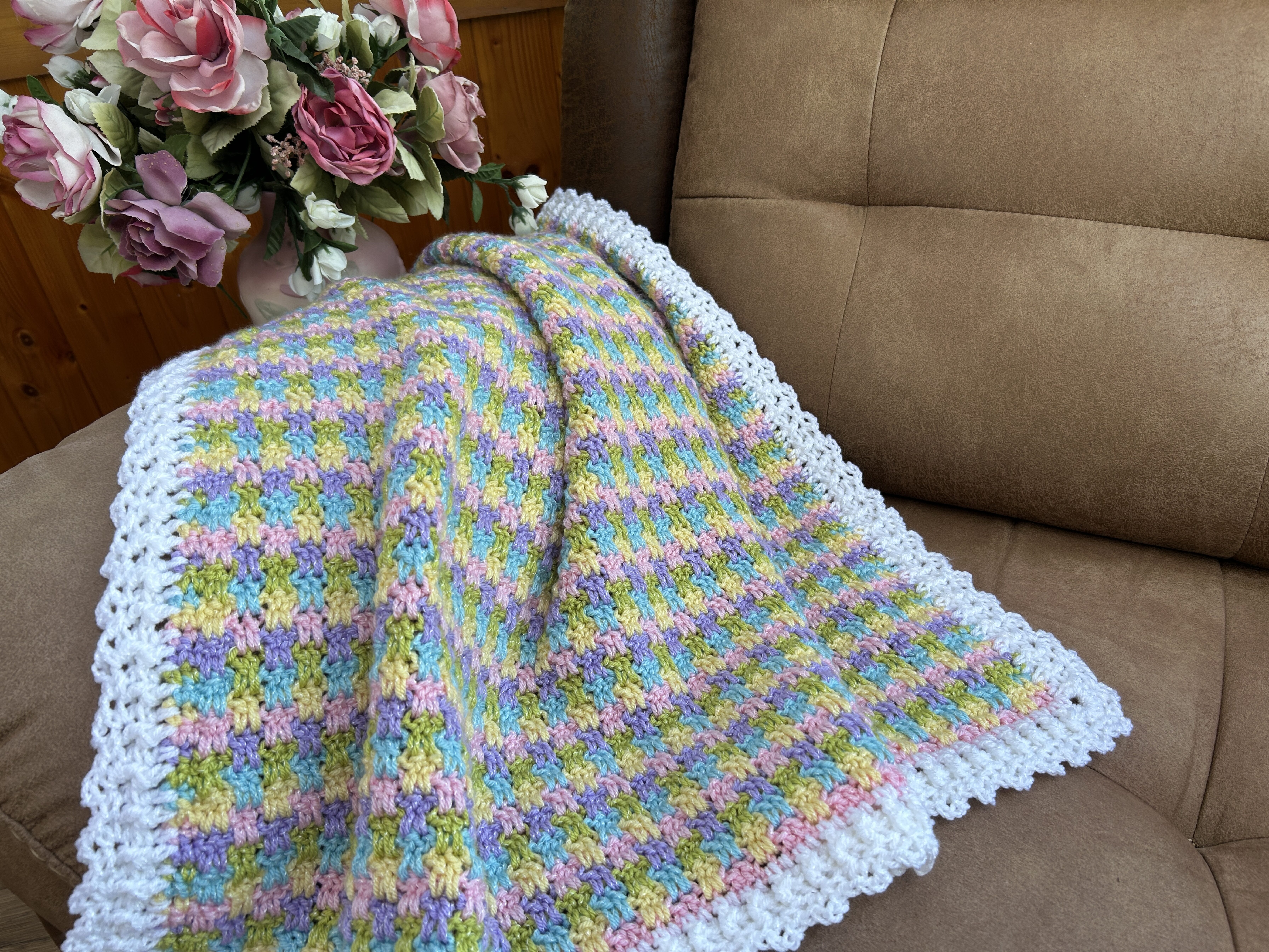 Rainbow Wishes Baby Blanket